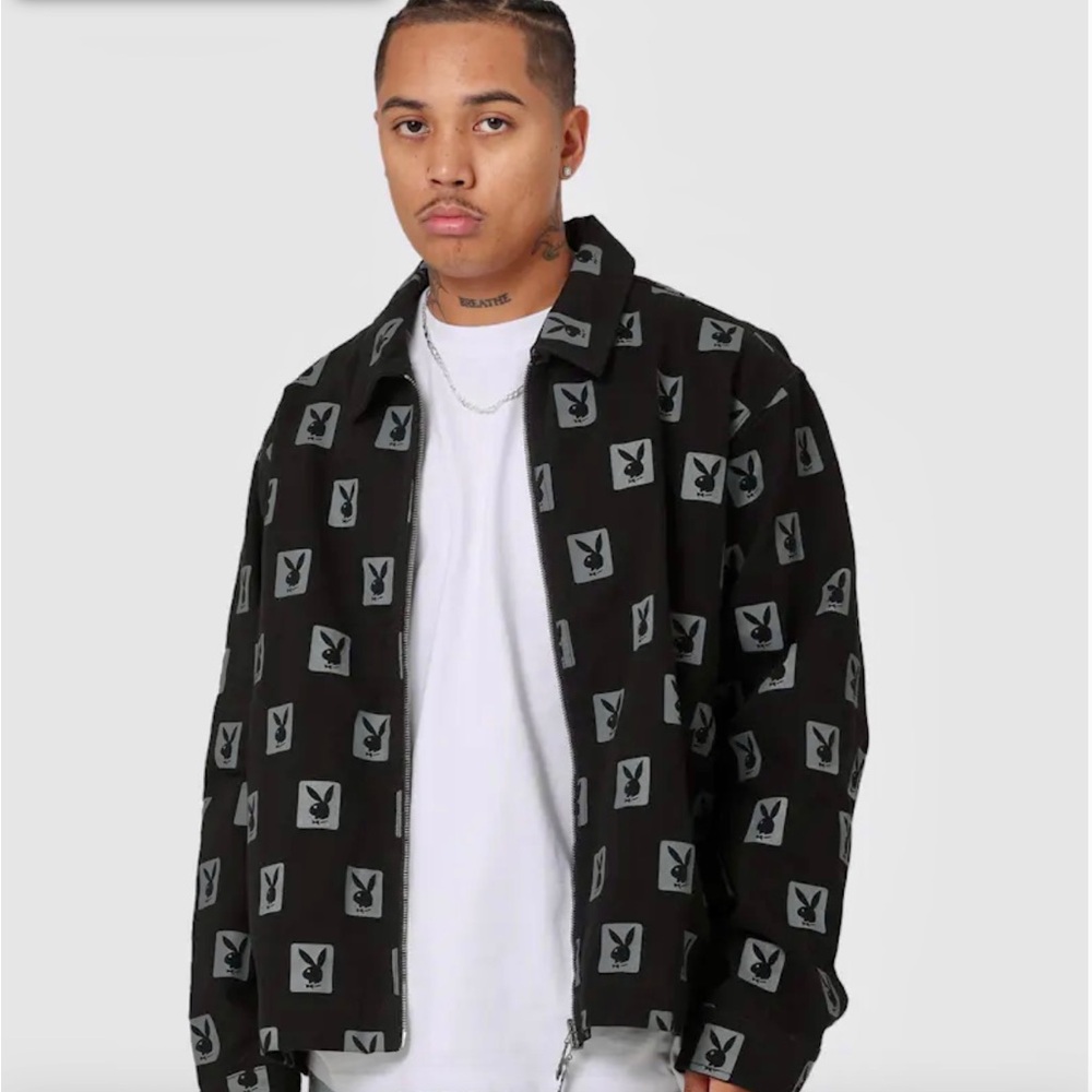 Black Poker Jacket Men Black M NWT